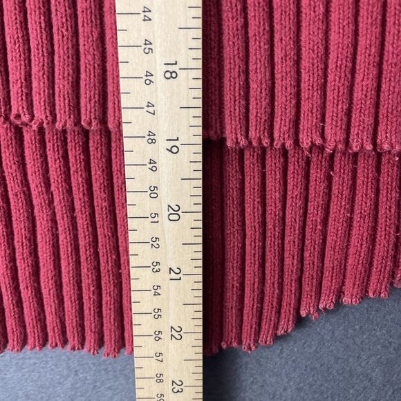 VTG GAP Cropped Sweater Y2K Red Faded - Picture 5 of 6